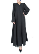 PLAIN ABAYA WITH UMBRELLA CUTTINGS