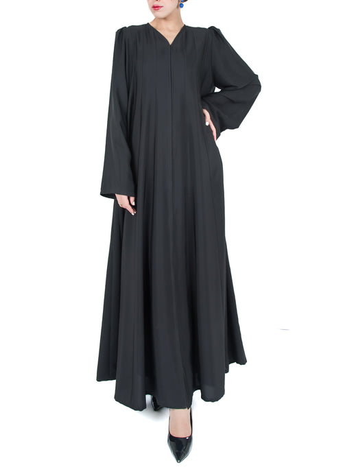 PLAIN ABAYA WITH UMBRELLA CUTTINGS