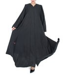 PLAIN ABAYA WITH UMBRELLA CUTTINGS