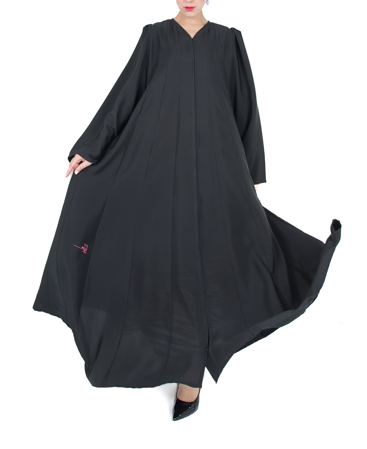 PLAIN ABAYA WITH UMBRELLA CUTTINGS