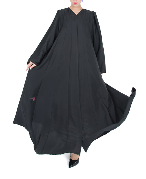 PLAIN ABAYA WITH UMBRELLA CUTTINGS