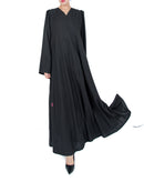 PLAIN ABAYA WITH UMBRELLA CUTTINGS