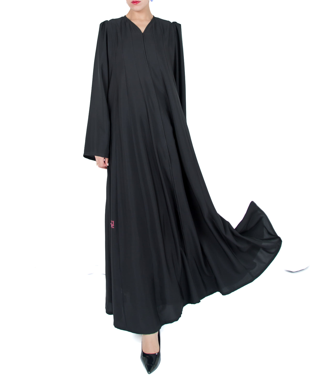 PLAIN ABAYA WITH UMBRELLA CUTTINGS