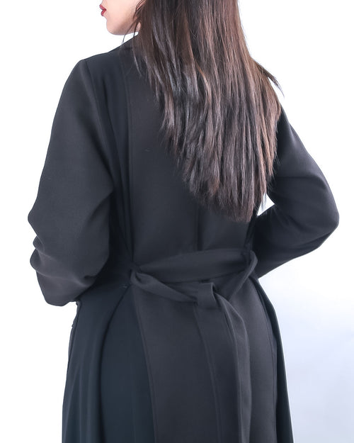 COLLAR COAT IN SILVER LINGS
