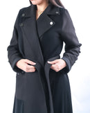 COLLAR COAT IN SILVER LINGS