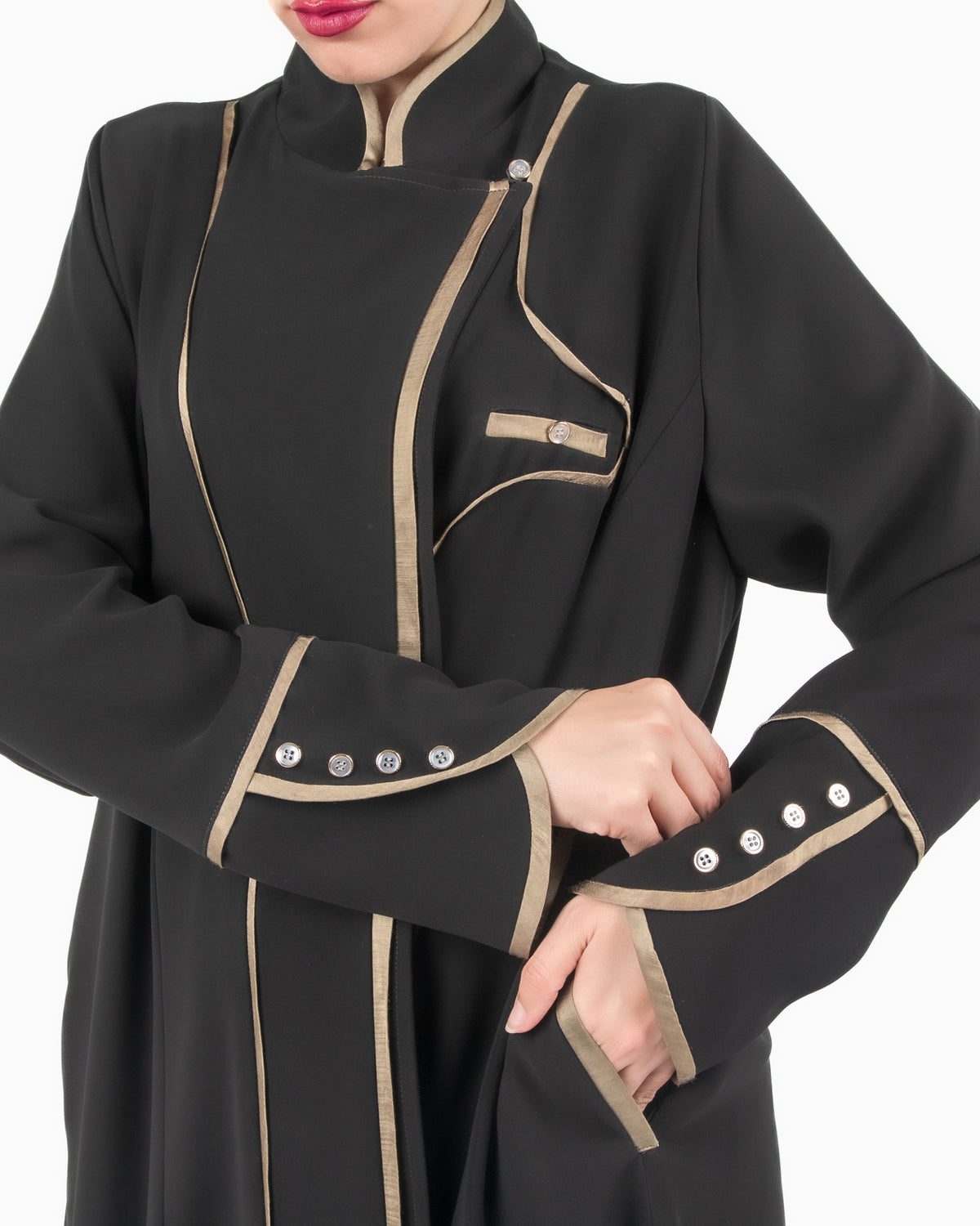 OP IN OLIVE COLLAR