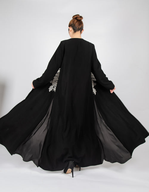 ORCHID VEIL ABAYA