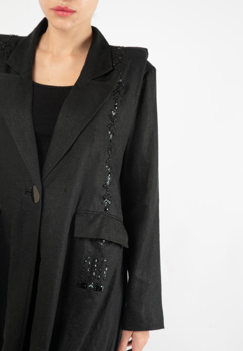 TRIDENT LINEN COAT