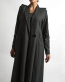 DOTTED LINEN COAT