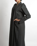 DOTTED LINEN COAT