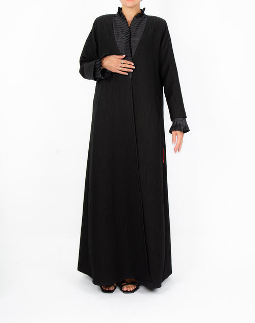 CRINKLE PLEATS ABAYA