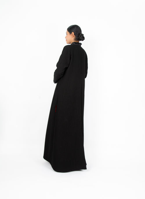 CRINKLE PLEATS ABAYA
