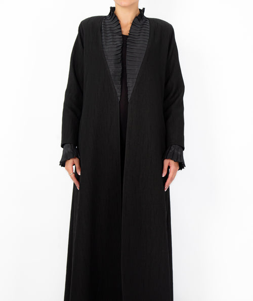 CRINKLE PLEATS ABAYA