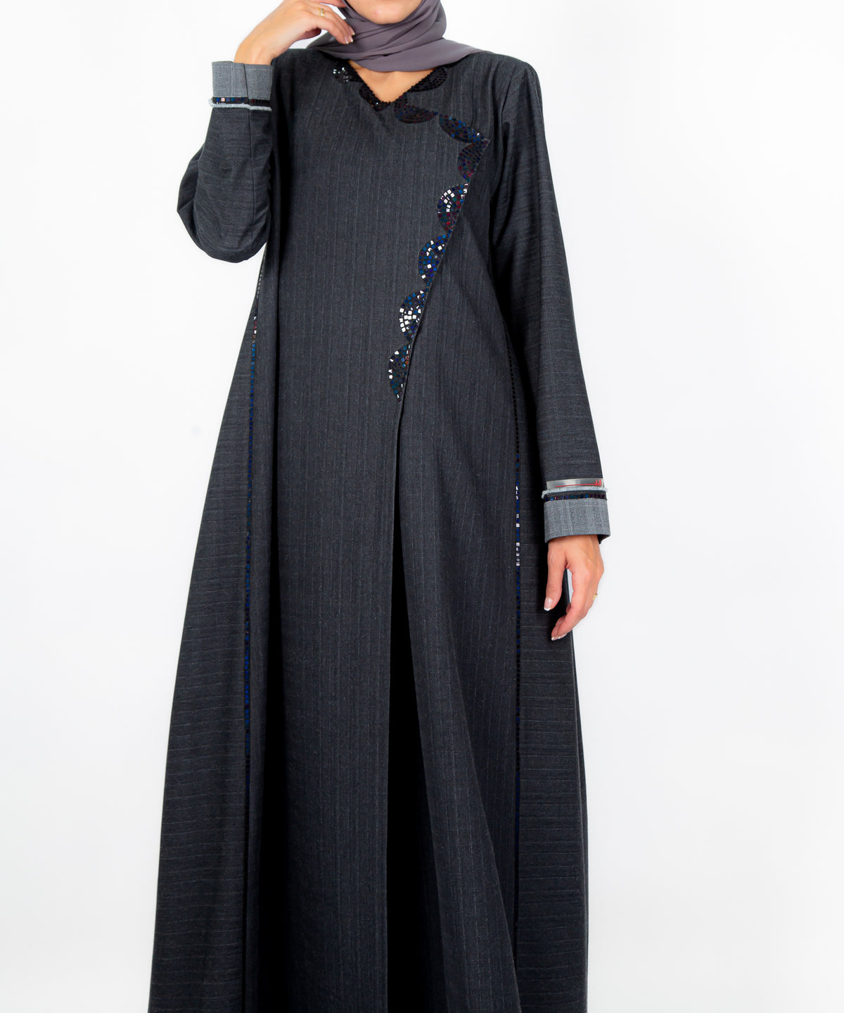 BLUE MOSAIC COAT