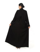 OP SHAN COAT KNITTED FLOWER WITH VELVET BUTTONS
