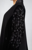 FLORAL SLEEVES IN VELVET