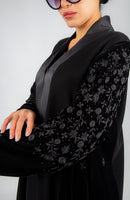 FLORAL SLEEVES IN VELVET