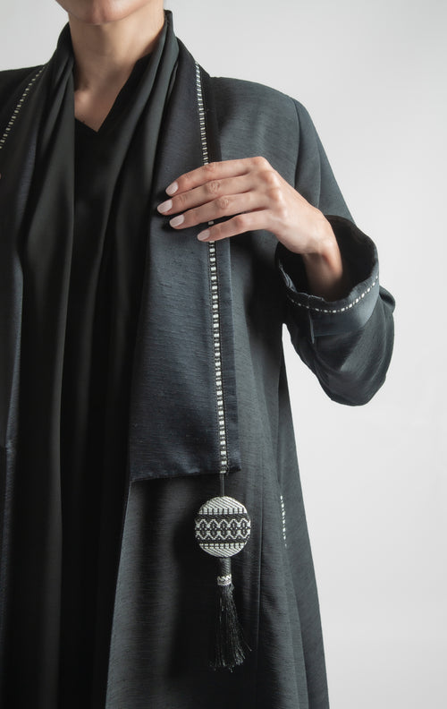 D TASSEL COAT