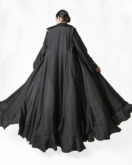 COAT SHAN RUFFLES