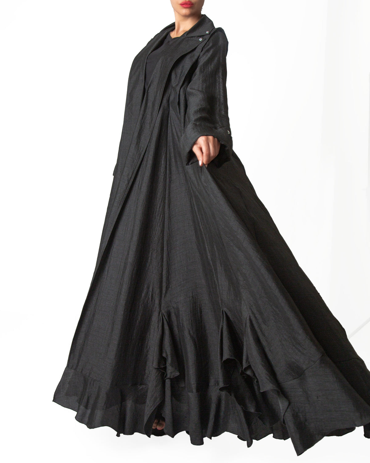 COAT SHAN RUFFLES