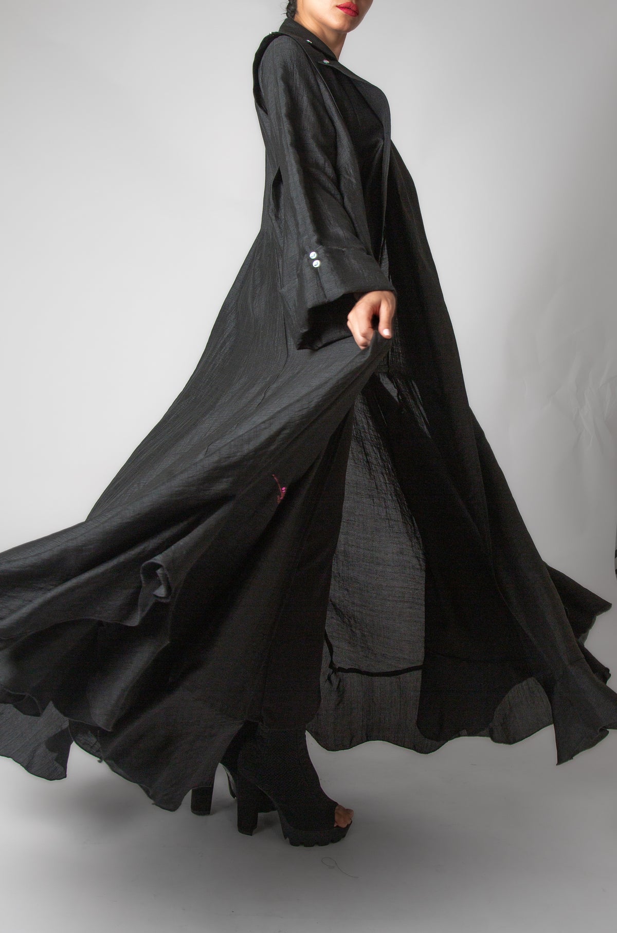 COAT SHAN RUFFLES