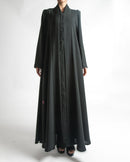 PLAIN ABAYA IN BUTTONS