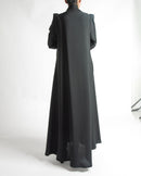 PLAIN ABAYA IN BUTTONS