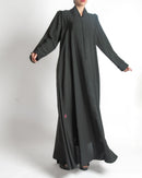 PLAIN ABAYA IN BUTTONS