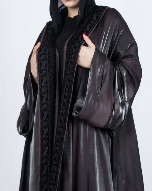 VINTAGE BLACK SILK