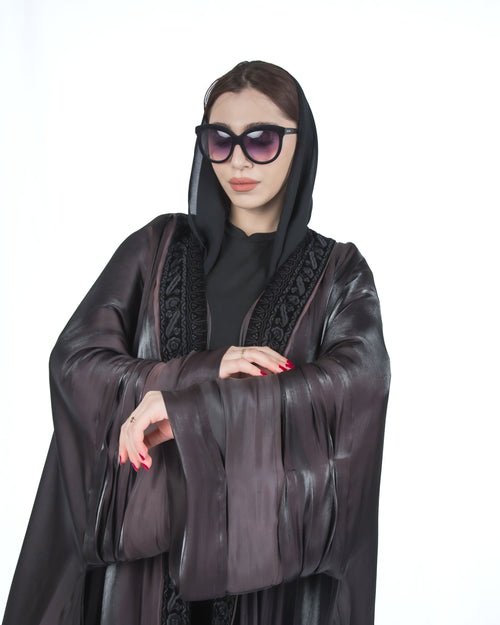 VINTAGE BLACK SILK