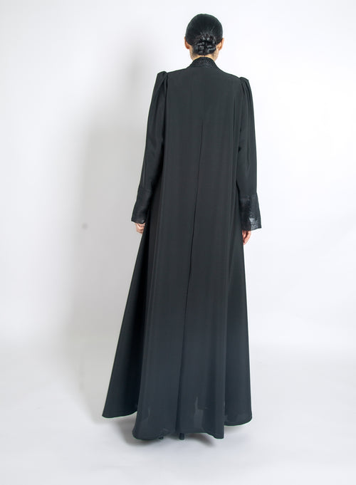BLACK LINEN EMBRO
