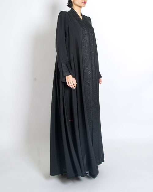 BLACK LINEN EMBRO