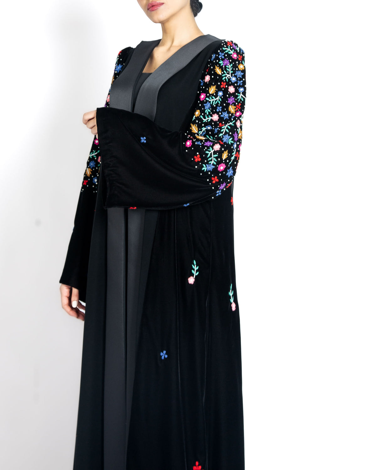 RAINBOW SLEEVES IN VELVET