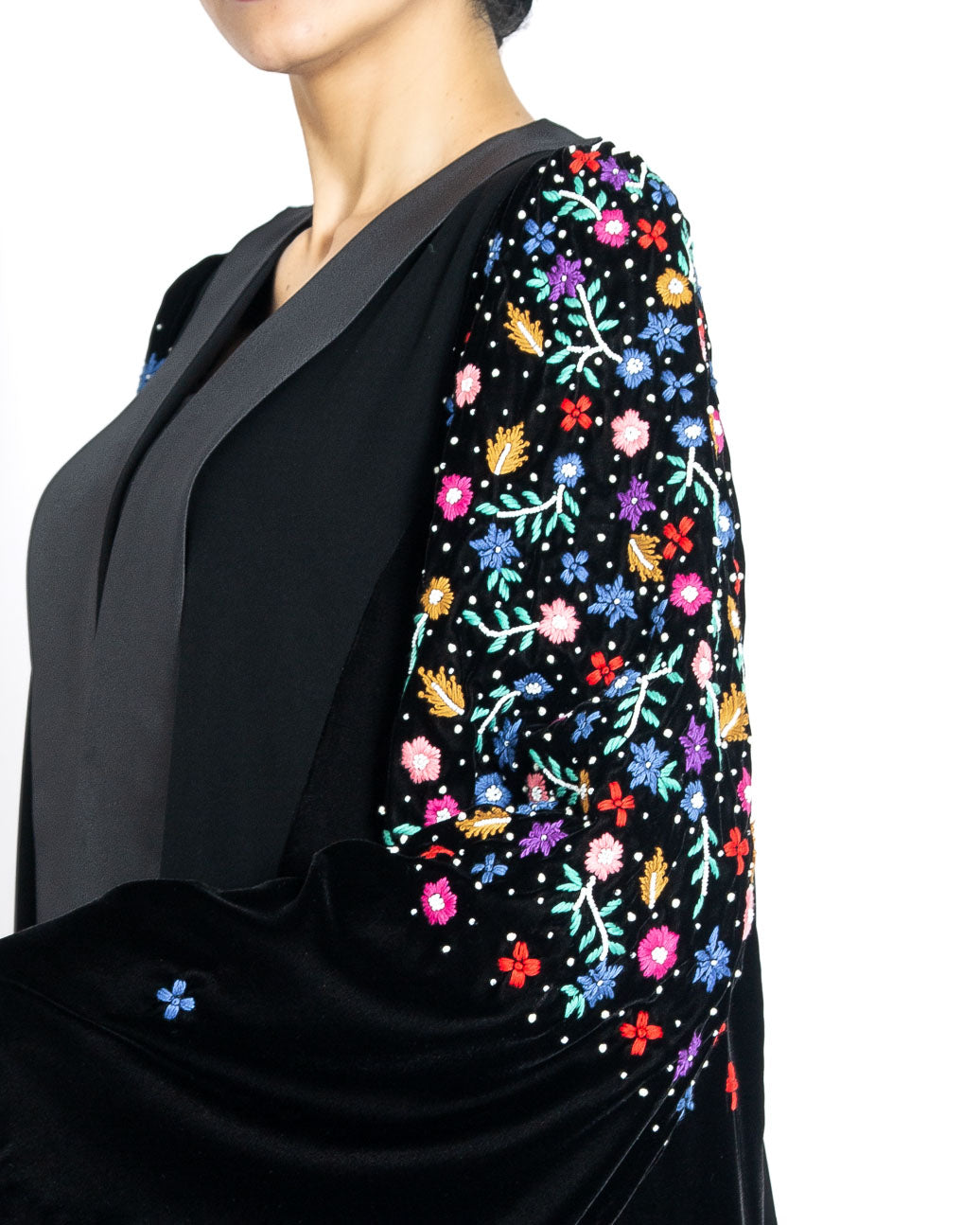 RAINBOW SLEEVES IN VELVET