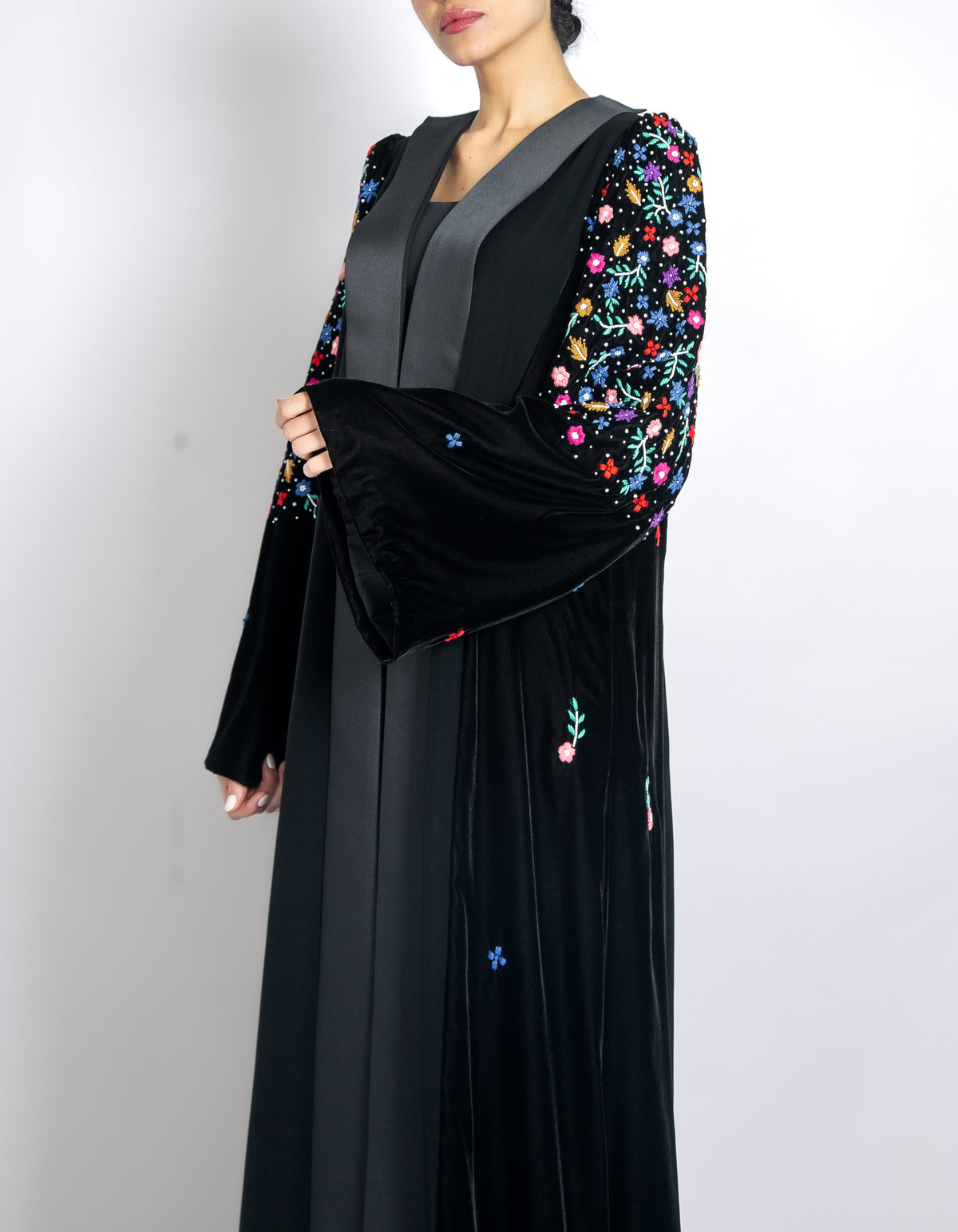 RAINBOW SLEEVES IN VELVET