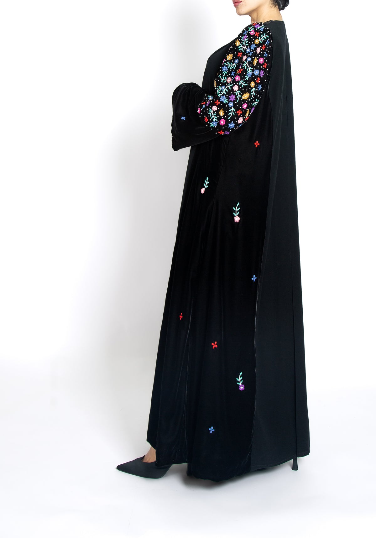 RAINBOW SLEEVES IN VELVET
