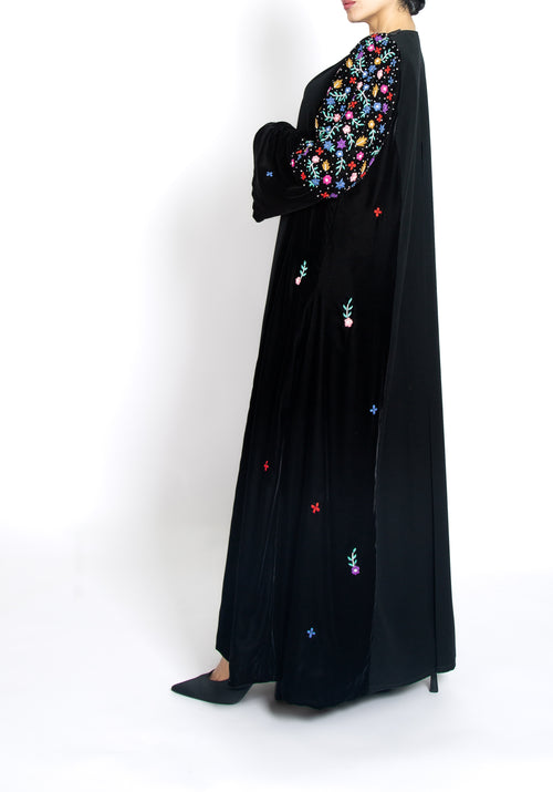 RAINBOW SLEEVES IN VELVET