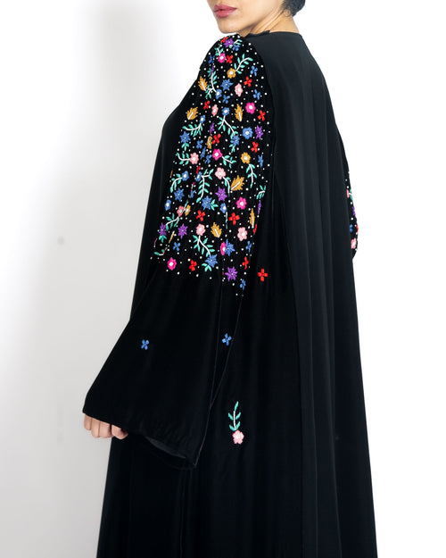 RAINBOW SLEEVES IN VELVET