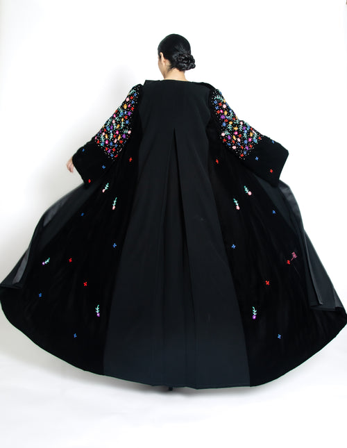 RAINBOW SLEEVES IN VELVET