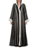 OP CREAM BLACK LINEN