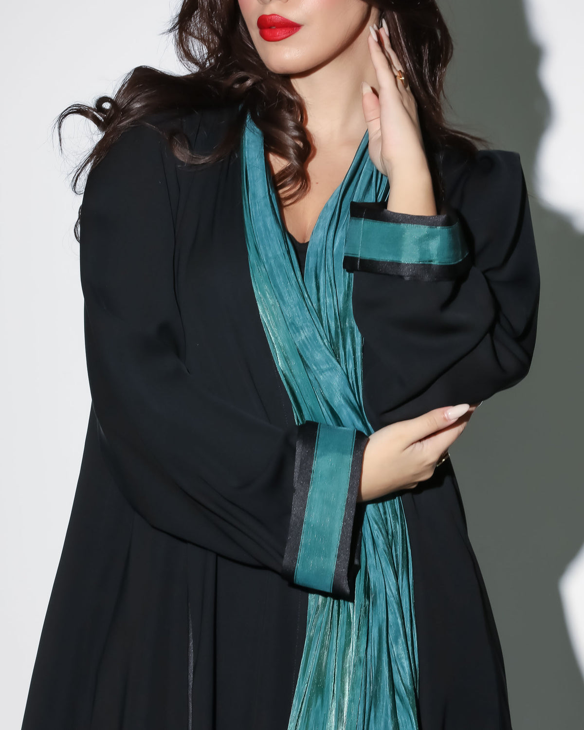 GREEN SILK SHAWL