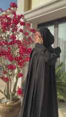 BLACK LINEN EMBRO