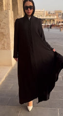 PLAIN ABAYA IN BUTTONS