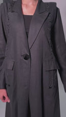 TRIDENT LINEN COAT